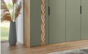 Schlafzimmer Callao, Balkeneiche-Nachbildung/grün