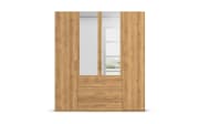 Drehtürenkleiderschrank Cherie, Asteiche-Nachbildung, 200 x 223 cm