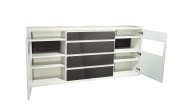 Sideboard Skara, grau/graphit, inkl. Push-to-Open Funktion