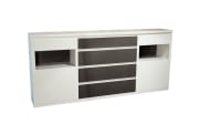 Sideboard Skara, grau/graphit, inkl. Push-to-Open Funktion