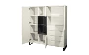 Highboard Symphony, grau/graphit, inkl. Push-to-Open Funktion