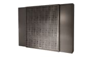 Wohnwand C300, grau/Eiche, inkl. Push-to-Open Funktion
