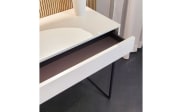 Paneel-Tisch-Kombination Silea-S, Eiche sand/weiß