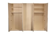 Drehtürenschrank  Silea-S, wollweiß, 273,2 x 217,3 cm