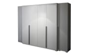 Kleiderschrank Sonate-S, brillantgrau, 300 x 219 cm