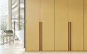 Dreh- und Falttürenkleiderschrank Kara-Frame, amber
