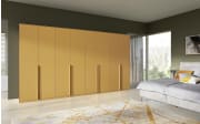 Dreh- und Falttürenkleiderschrank Kara-Frame, amber