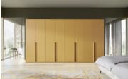 Dreh- und Falttürenkleiderschrank Kara-Frame, amber