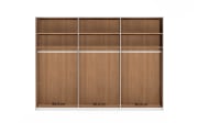 Drehtürenschrank Lausanne, Erle teilmassiv, 300 x 216 cm