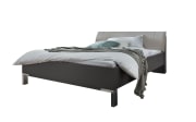 Futonbett Loft, kieselgrau, 180 x 200 cm