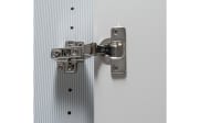 Funktionsdrehtürenschrank Loft, weiß/Bianco Eiche, 300 x 216 cm 