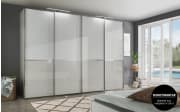 Kleiderschrank Shanghai 2, kieselgrau/weiß, 330 x 236 cm