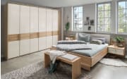 Schlafzimmer Kiruna, champagner, 180 x 200 cm, Schrank 300 x197 cm