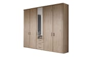 Drehtürenschrank Luxor 3, Steineiche-Nachbildung, 250 x 220 cm
