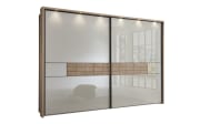 Schwebetürenschrank Treviso, Nordic Eiche Nachbildung/kieselgrau