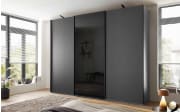 Schwebetürenschrank Dubai, graphit, 300 x 217 cm