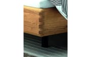 Schlafzimmer WSM 1600, Wildeiche massiv/cubanit, 180 x 200 cm, Schrank 302 x 223 cm