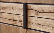 Schlafzimmer WSM 4300, Wildeiche massiv, 180 x 200 cm, Schrank 302 x 223 cm