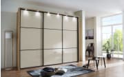 Schwebetürenschrank Clivo 3000, Bianco Eiche Nachbildung