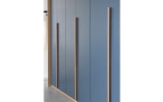 Schlafzimmer Malin, Blau/Balkeneiche, inkl. Nachtkonsolen