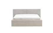 Polsterbett Cube, beige