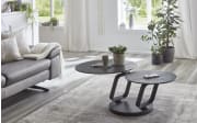 Couchtisch Ozone, Keramik Titan, inkl. Schwenk-Funktion