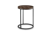 Beistelltisch Nico 1, Marmor/braun, 39 cm