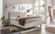 Boxspringbett Somo, cream, 180 x 200 cm, Härtegrad 2 und 3