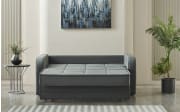 Schlafsofa Moleron, dunkelgrau, 145 x 194 cm