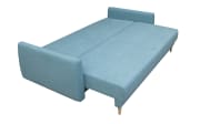 Schlafsofa Nord in aqua, mit Schlaffunktion, Liegefläche ca. 145 x 190 cm