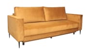 Schlafsofa Terra in orange, mit Schlaffunktion, Liegefläche ca. 145 x 190 cm