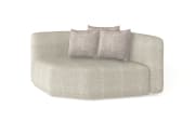 Eckelement Wolke, beige, inkl. Kissen
