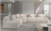 Elementengruppe Wolke, beige, inkl. Kissen 