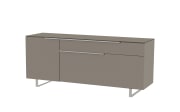 Phonoschrank Pamera 212, grau/alufarbig
