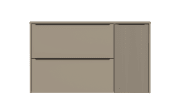 Hänge-Kommode Brera, taupe, inkl. Schuhkörbe