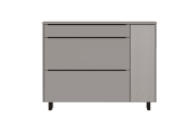 Kommode Brera, grau, inkl. Softclose Funktion