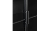 Kabinett Ferre L in Vintage schwarz, 76 cm 