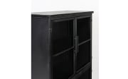 Kabinett Ferre L in Vintage schwarz, 76 cm 