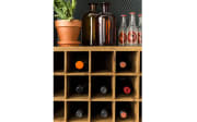 Kabinett Vino, Tanne massiv, anthrazit, 56 cm 