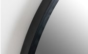 Spiegel Matz Oval M, schwarz, 60 x 80 cm 