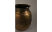 Vase Baha aus Aluminium in gold, 33 cm