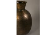 Vase Bahir aus Aluminium in gold, 40 cm