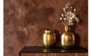 Vase Bahir aus Aluminium in gold, 40 cm