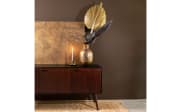 Vase Bahir aus Aluminium in gold, 40 cm