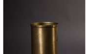 Vase Hari Slim aus vermessingtes Eisen in antik gold, 37 cm