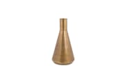 Vase Hari Slim aus vermessingtes Eisen in antik gold, 37 cm