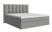 Boxspringbett Barell, graphit, 180 x 200 cm, Härtegrad 2 und 3