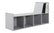 Minecraft Lese-Sitzbank, grau/grün