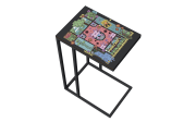 Minecraft Beistelltisch, schwarz, rechteckig