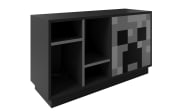 Minecraft Lowboard, grau/grün